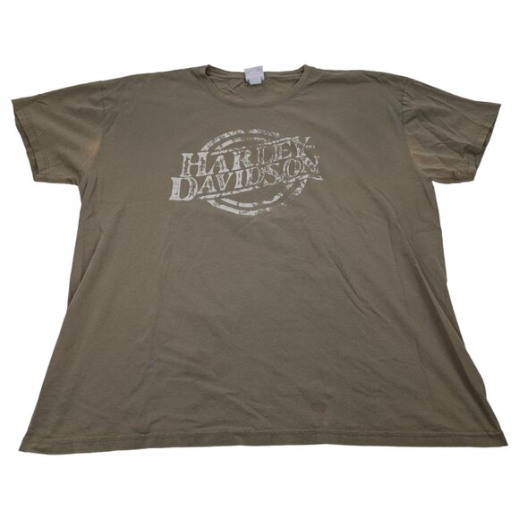 Harley Davidson Heart of Dixie Pelham Alabama Shirt Distressed - Picture 3 of 11